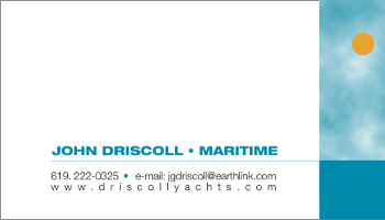 business card example